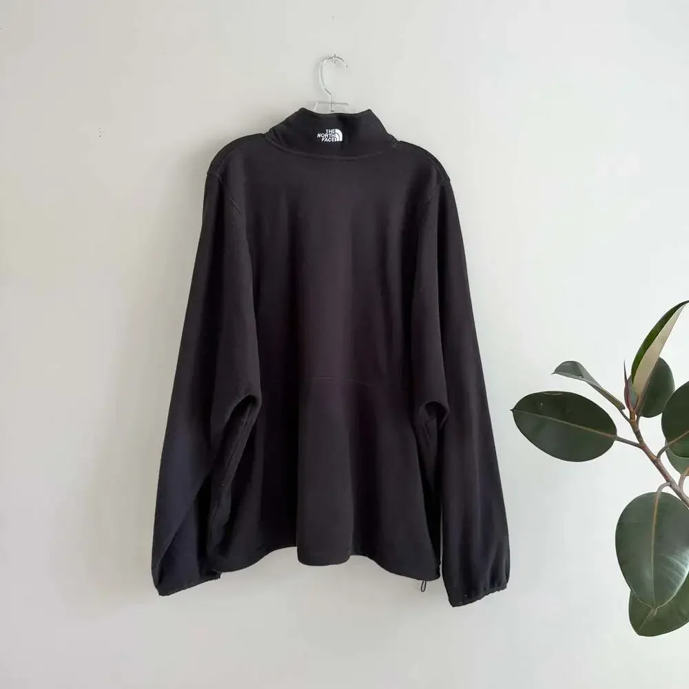 The North Face Men's TKA Attitude 1/2 Zip Fleece Pullover Black XXL